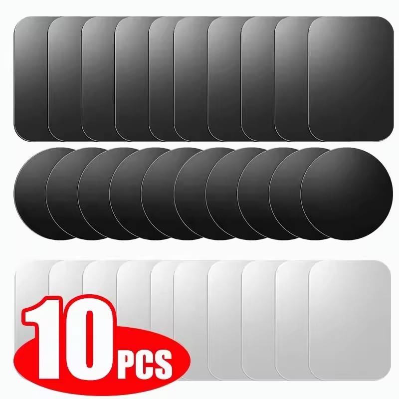 Useful Tablet Accessories - 5/10 piezas Placa Metálica Magnética Adhesiva