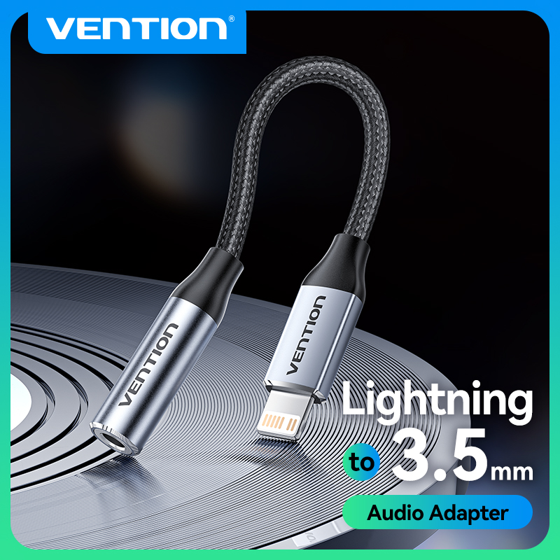 Wired Earphone Lightning - Vention DAC Adaptador de auriculares Lightning