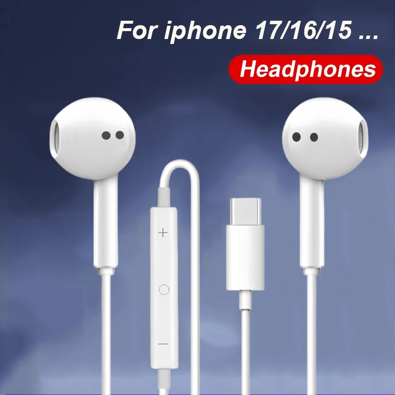 Wired Earphone Lightning - Auriculares con cable Bluetooth de alta