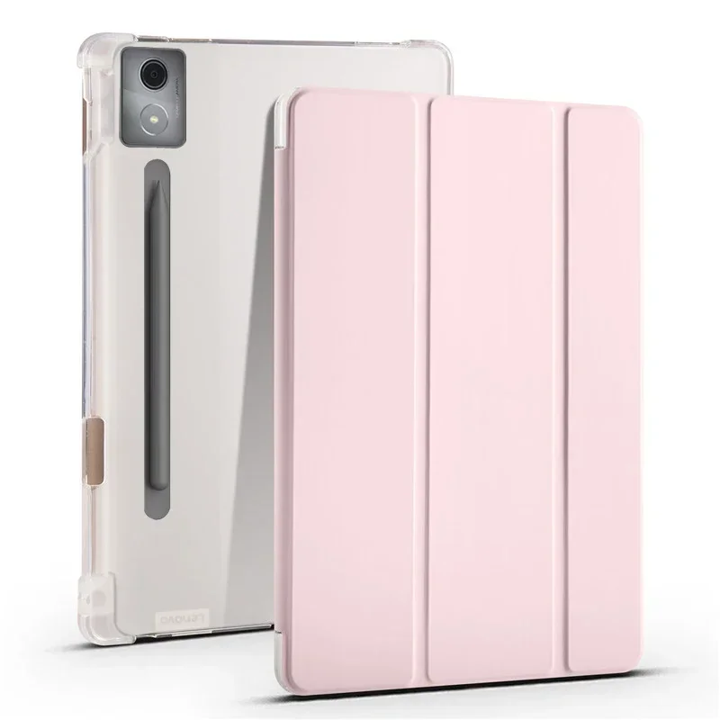 Lenovo Tablet P12 Accessories - Funda triple de cuero PU con