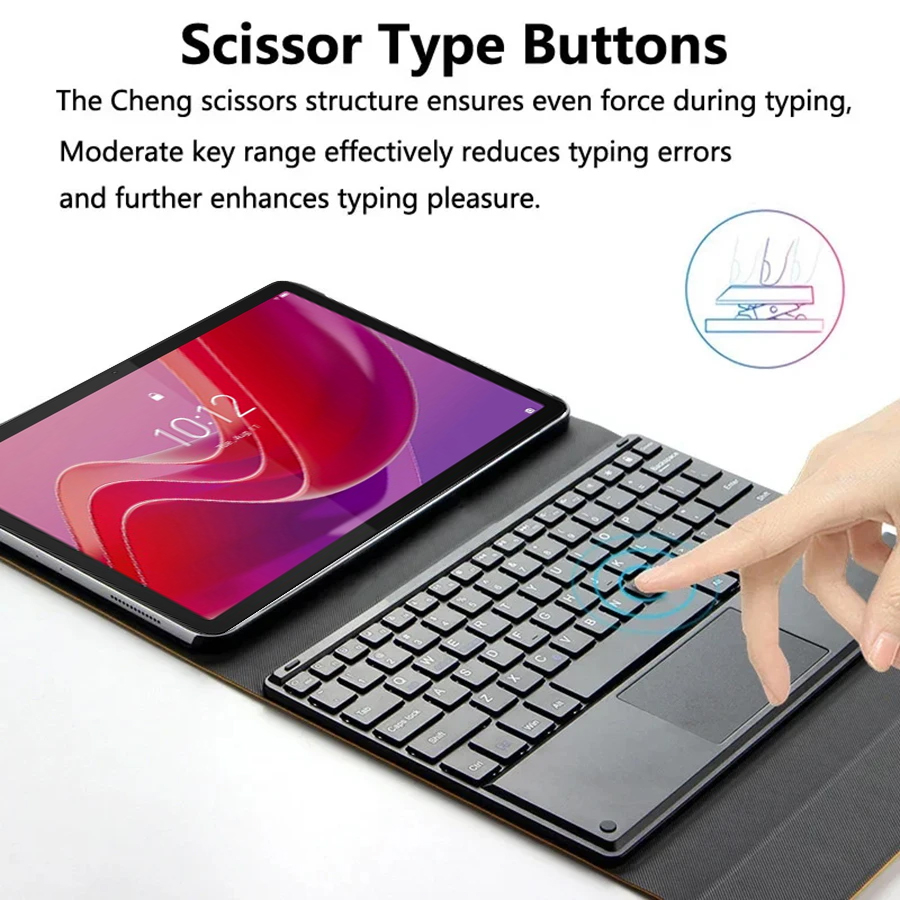 Lenovo Tablet Plus Accessories - Funda con teclado para Lenovo Tab