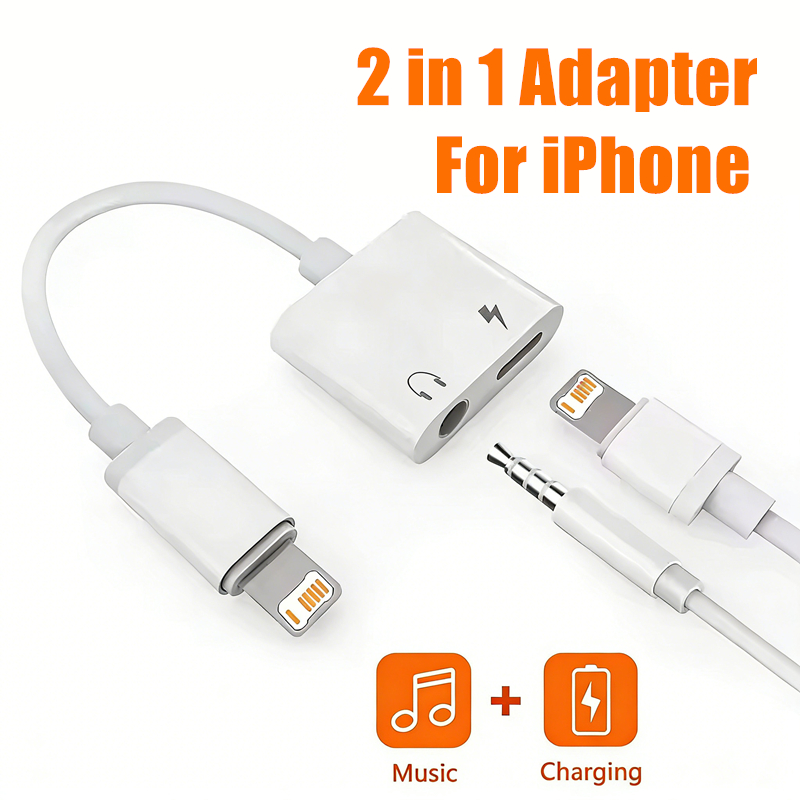 Wired Earphone Lightning - Adaptador de Audio y Carga 2