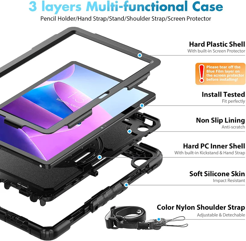Funda Protectora Antigolpes co - Lenovo Tablet Plus Accessories reseña y precio