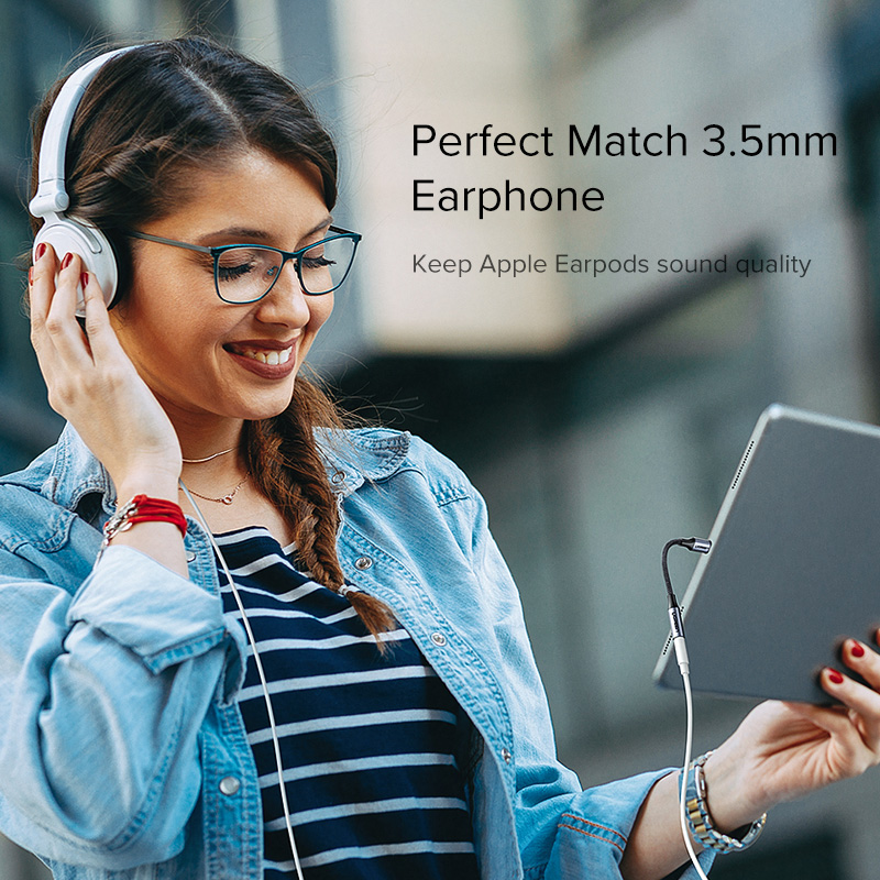 UGREEN-Adaptador de auriculare - Wired Earphone Lightning reseña y precio
