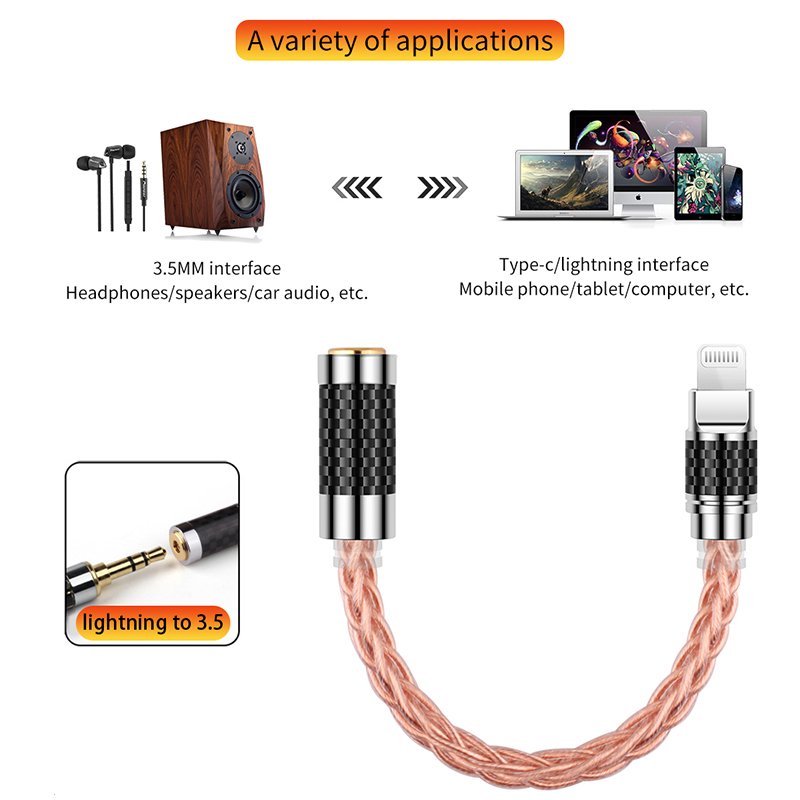YYTCG-Adaptador de conector ma - Wired Earphone Lightning reseña y precio