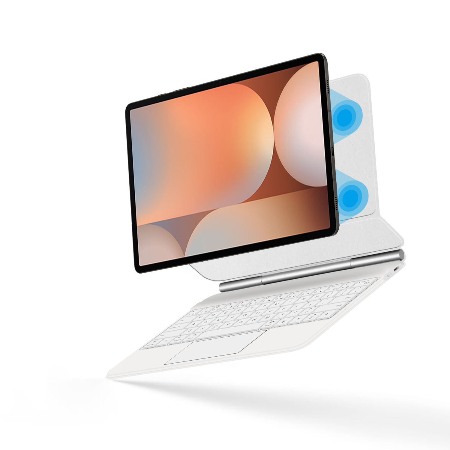 Teclado mágico para Samsung Ga - Vortex Tablet Accessories reseña y precio