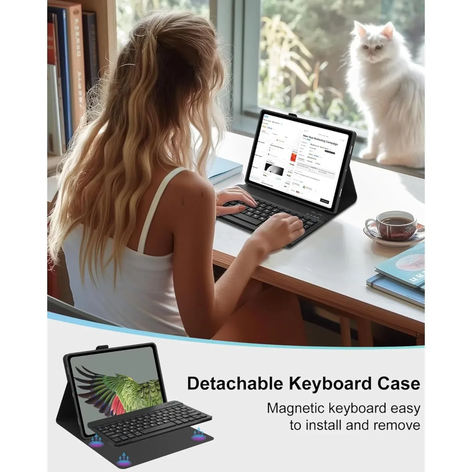 Funda con teclado para tableta - Tablet Keyboard Case reseña y precio