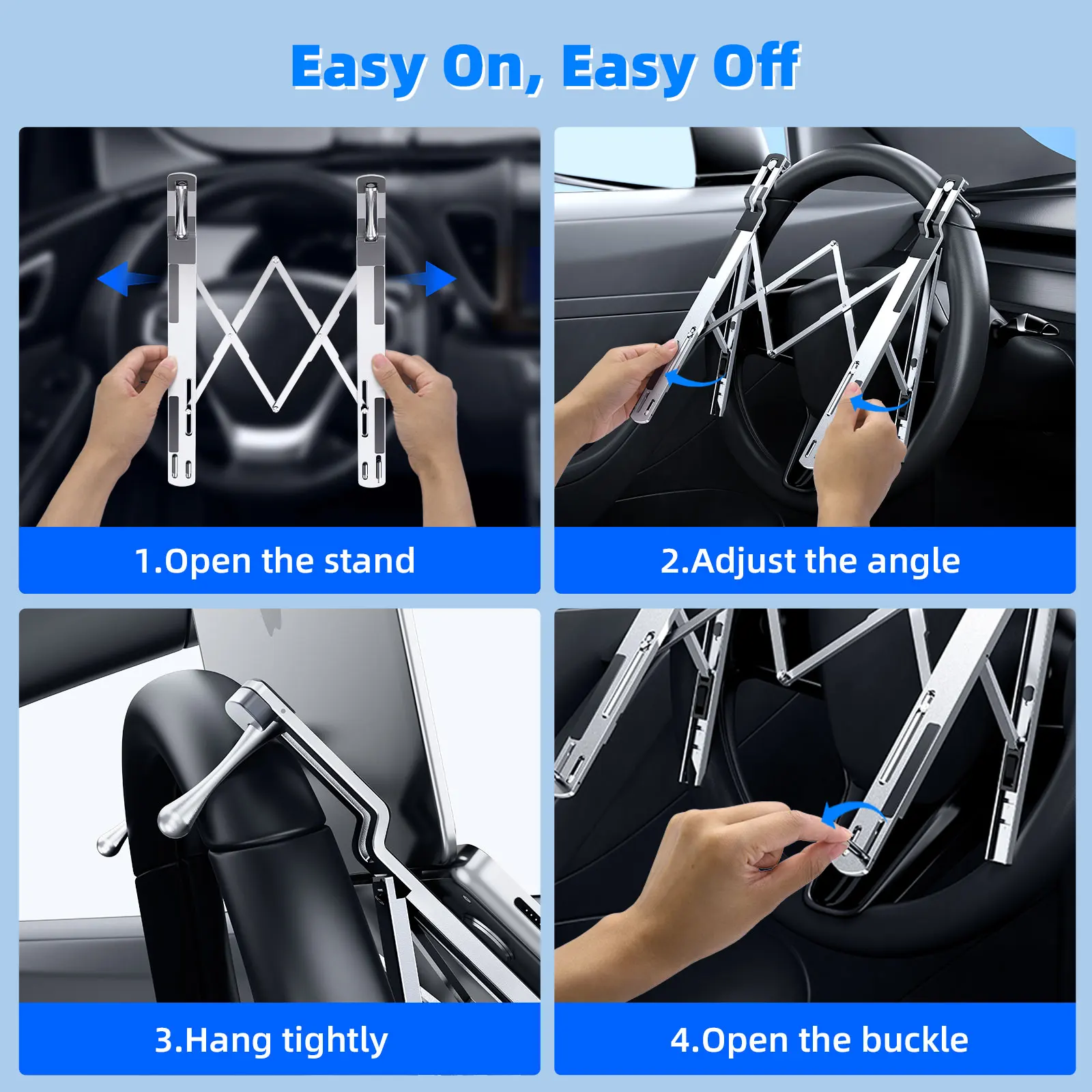 Soporte para Laptop de Auto Ea - Tesla Tablet Accessories reseña y precio