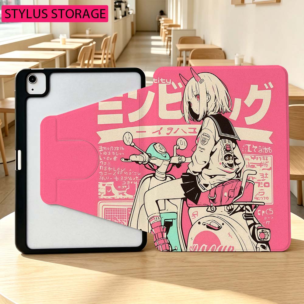 Funda con diseño de chica anim - Cool Tablet Accessories reseña y precio