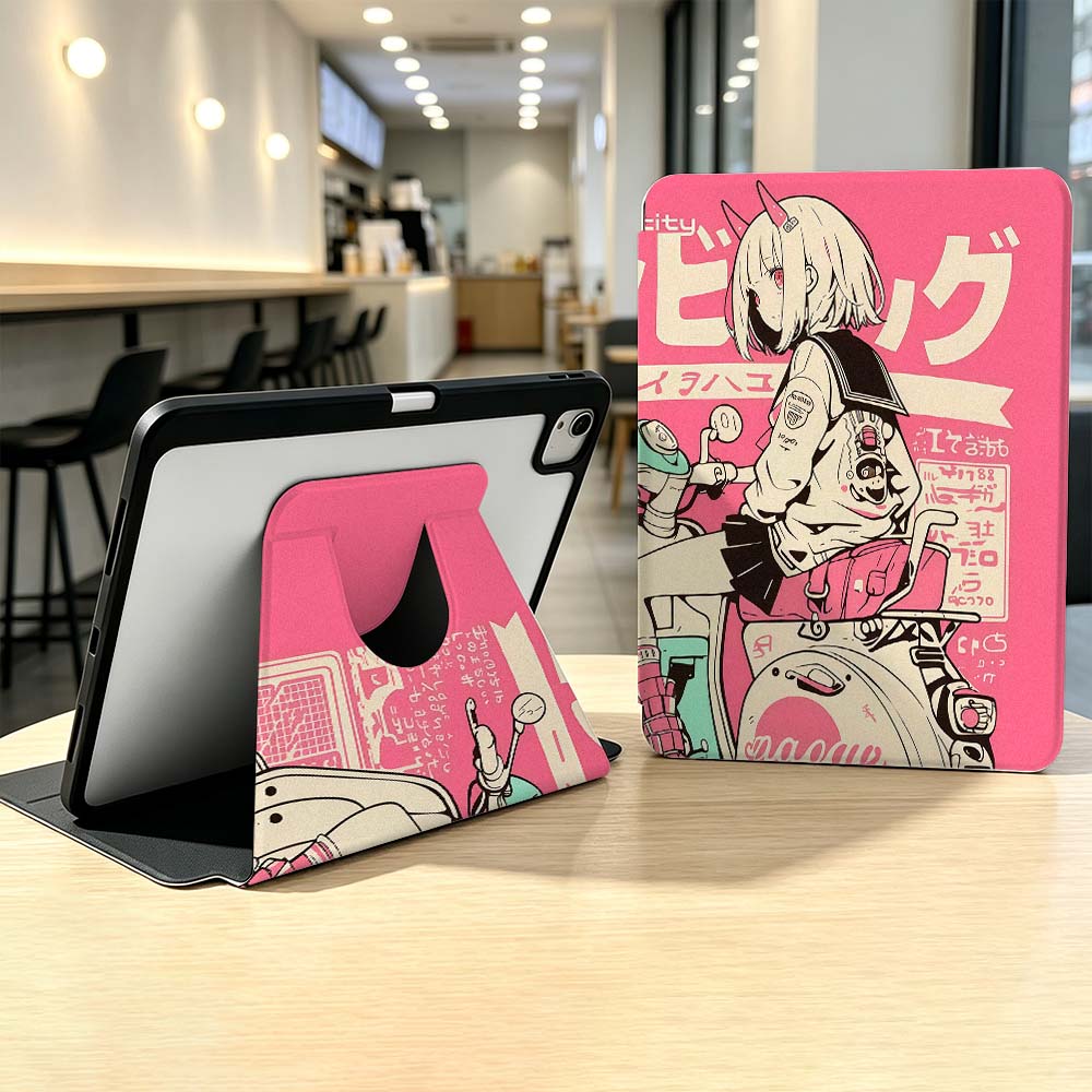 Funda con diseño de chica anim - Cool Tablet Accessories reseña y precio