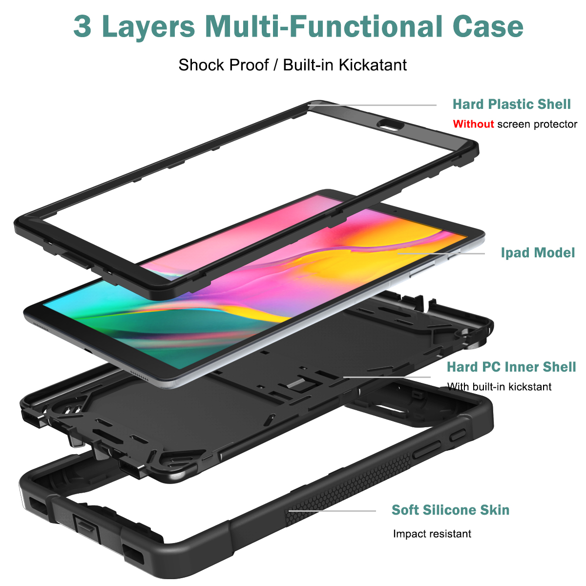 Funda resistente con soporte p - Vortex Tablet Accessories reseña y precio