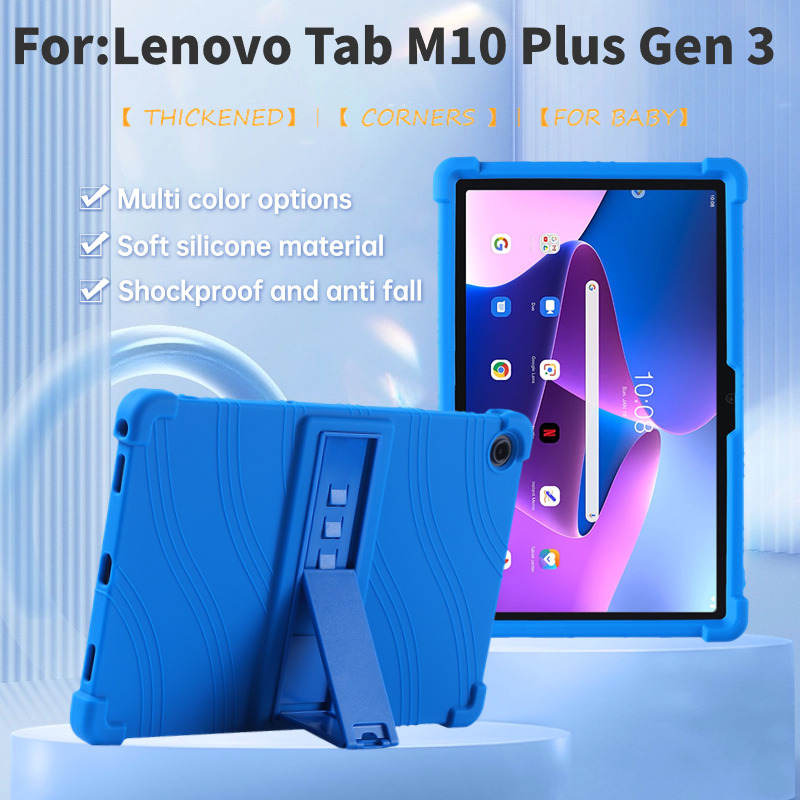 Funda de silicona con soporte  - Lenovo Tablet Plus Accessories reseña y precio