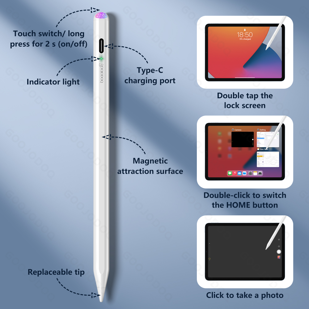 Para Apple Pencil 2 1 para iPa - Tablet Accessories Choice Store reseña y precio