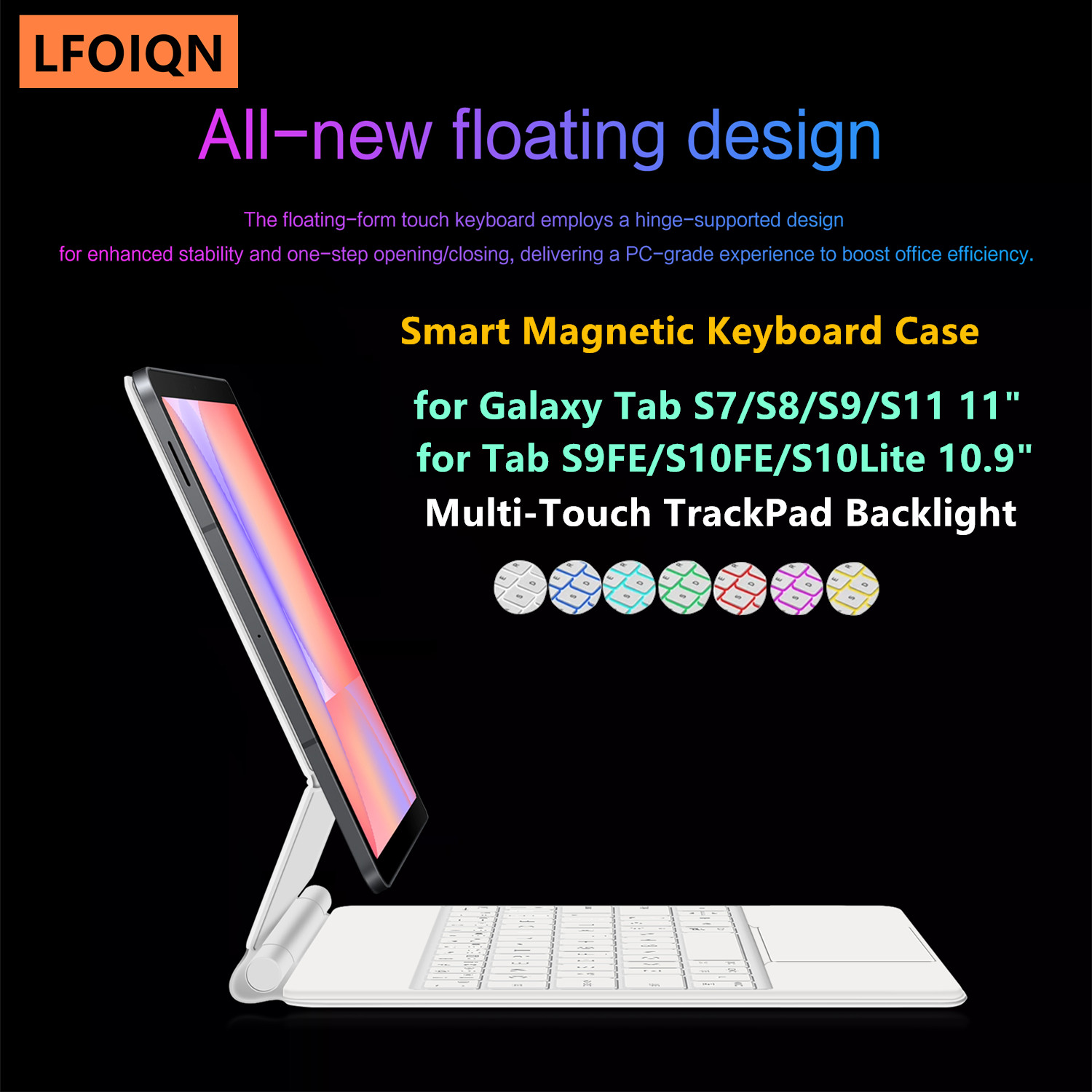 Funda con Teclado Mágico LFOIQ - Vortex Tablet Accessories reseña y precio