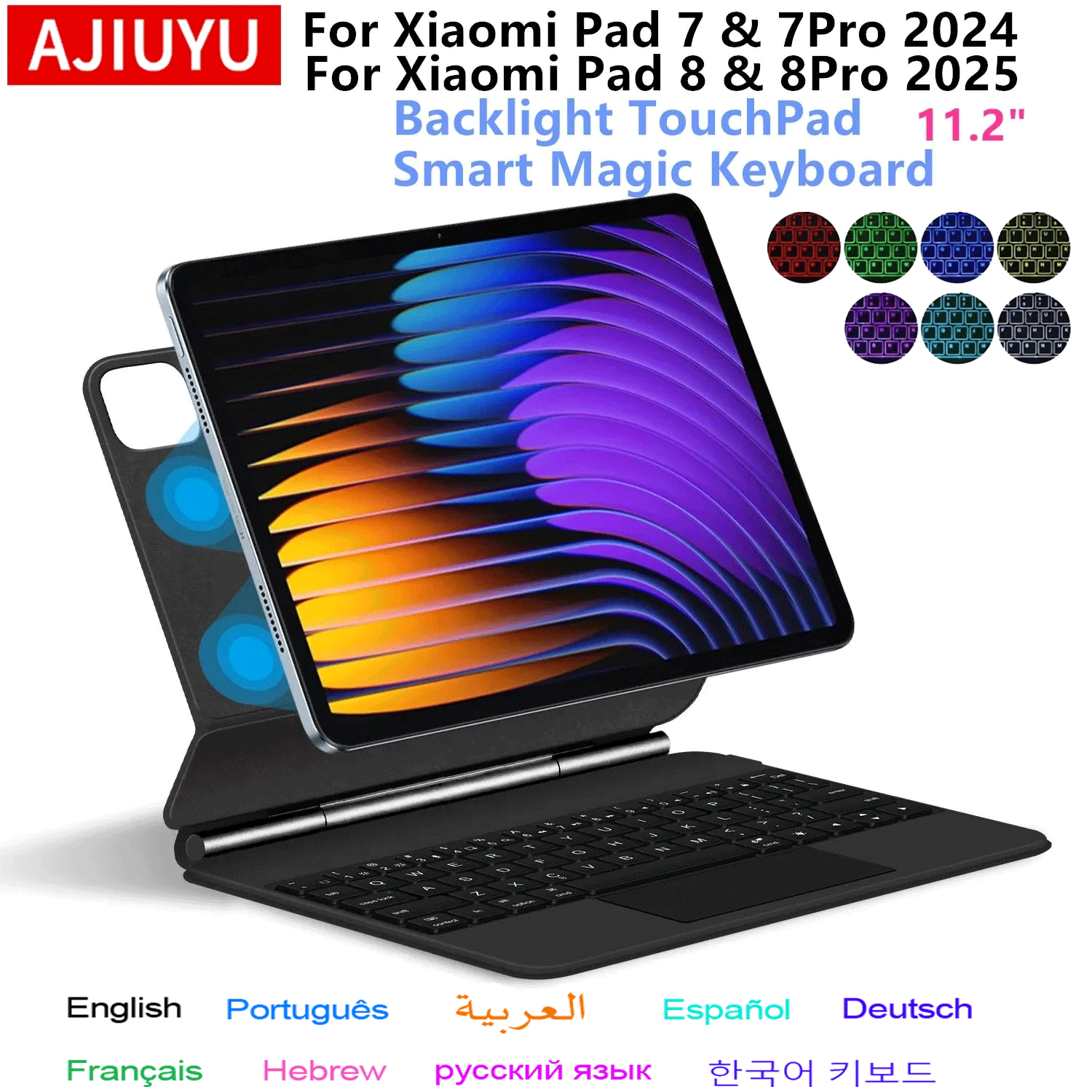 Funda con Teclado Mágico para  - Tablet Keyboard Case reseña y precio